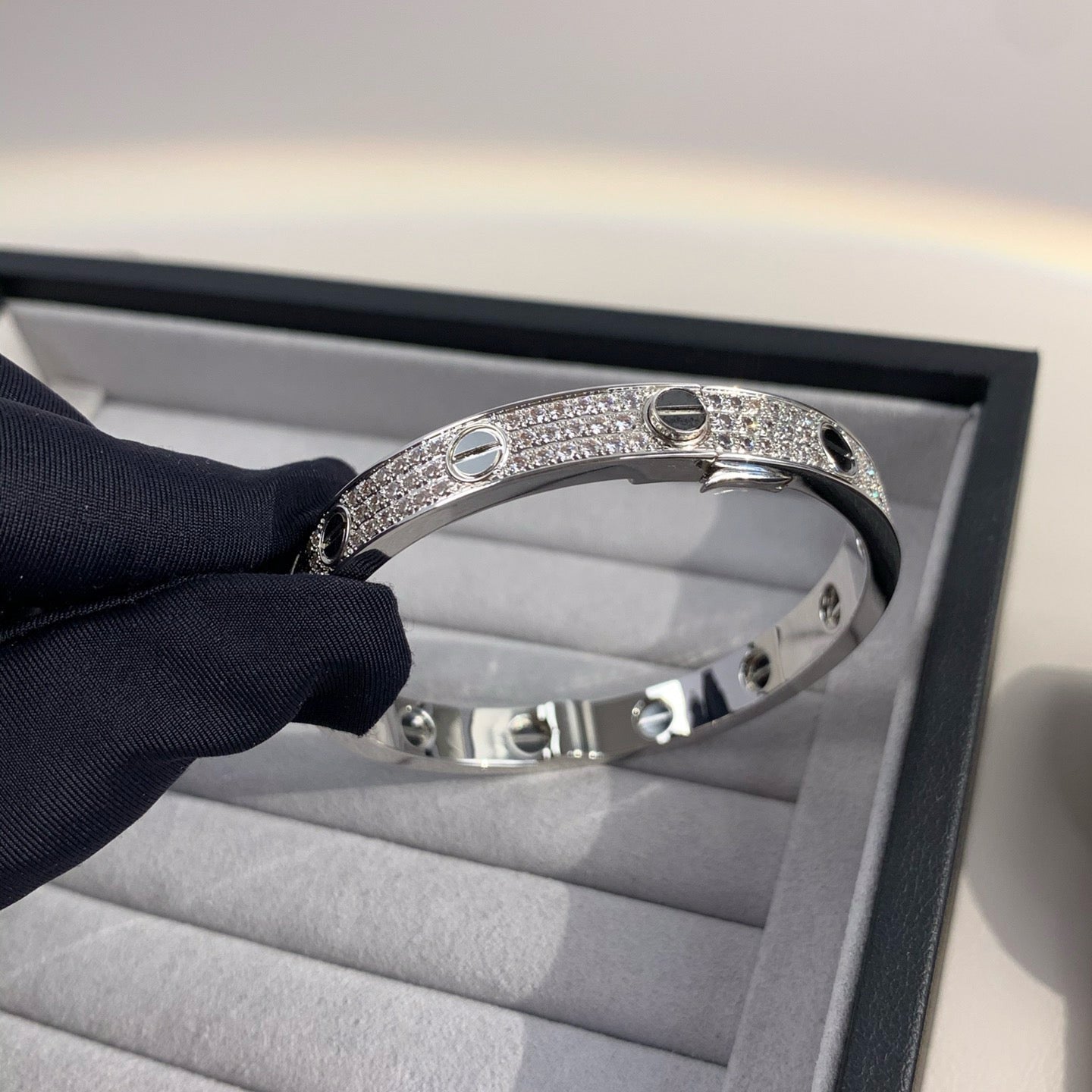 ¡®Dream¡¯LOVE BRACELET 6.1MM DIAMOND-PAVED CERAMIC