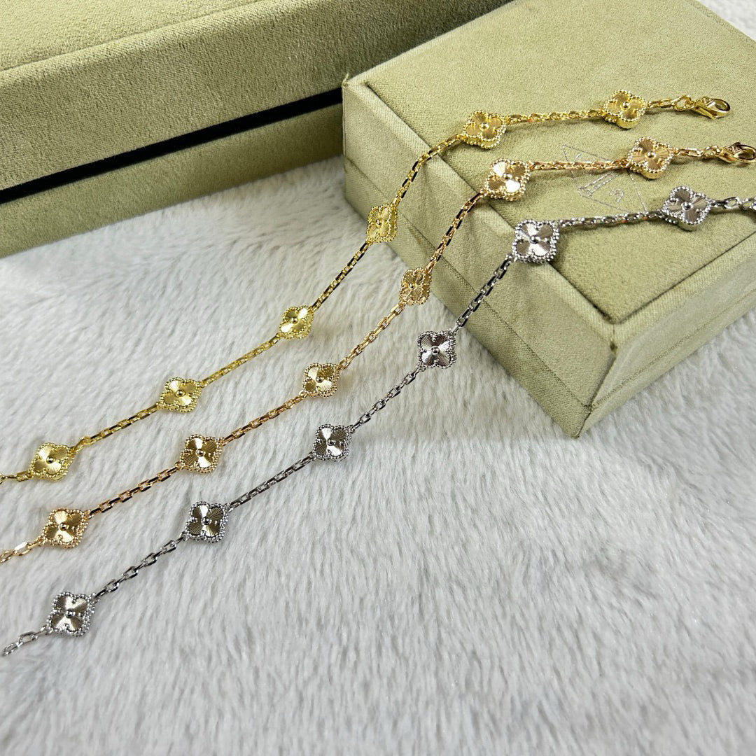 [Dream]New CLOVER 6 MOTIF DIAMOND BRACELET