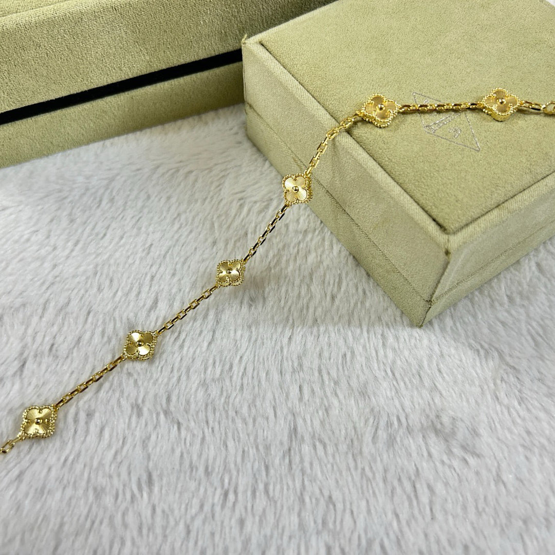 [Dream]New CLOVER 6 MOTIF DIAMOND BRACELET
