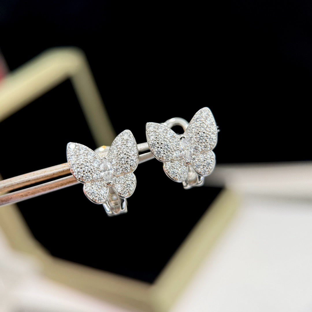 ¡®Dream¡¯BUTTERFLY ALL DIAMOND EARRINGS