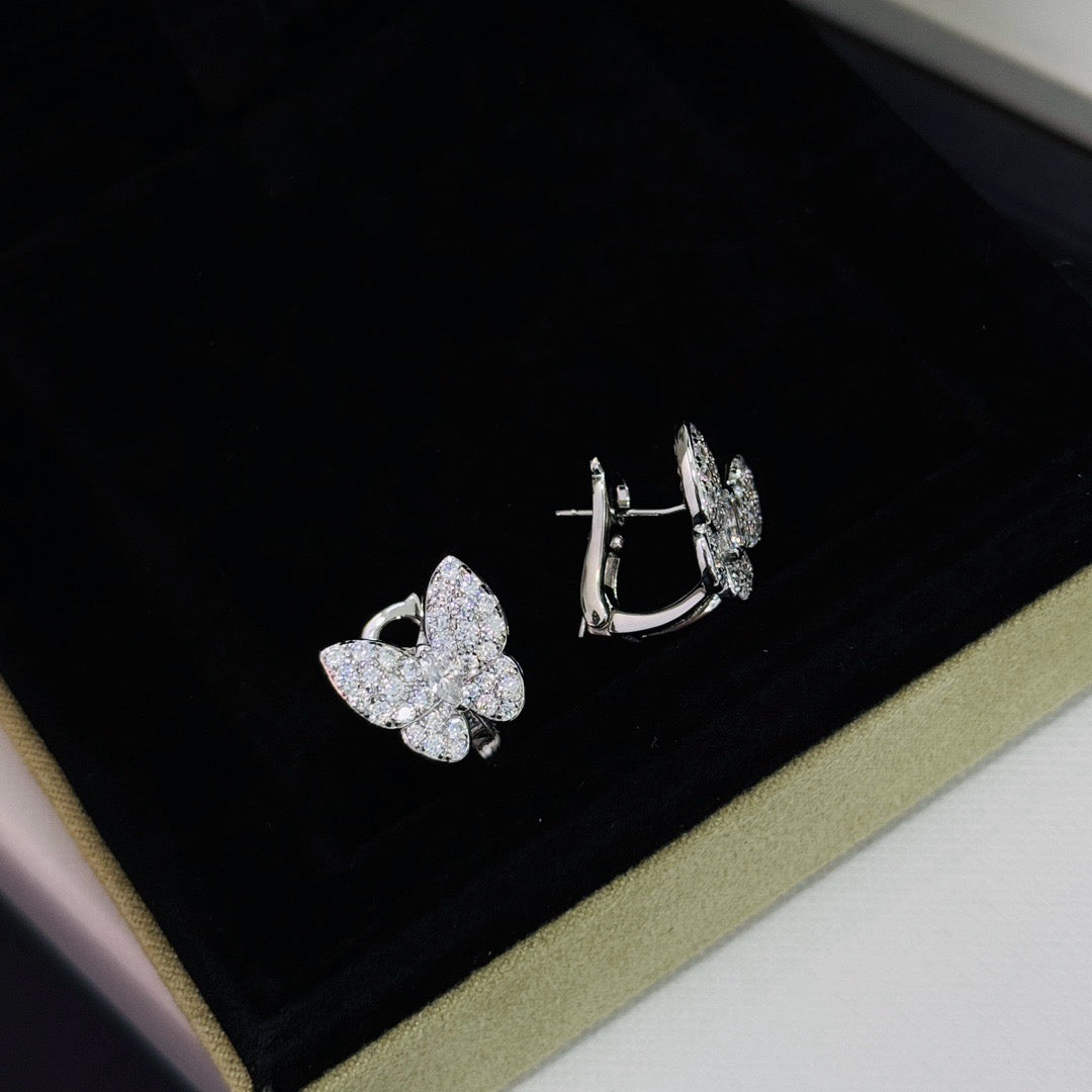 ¡®Dream¡¯BUTTERFLY ALL DIAMOND EARRINGS