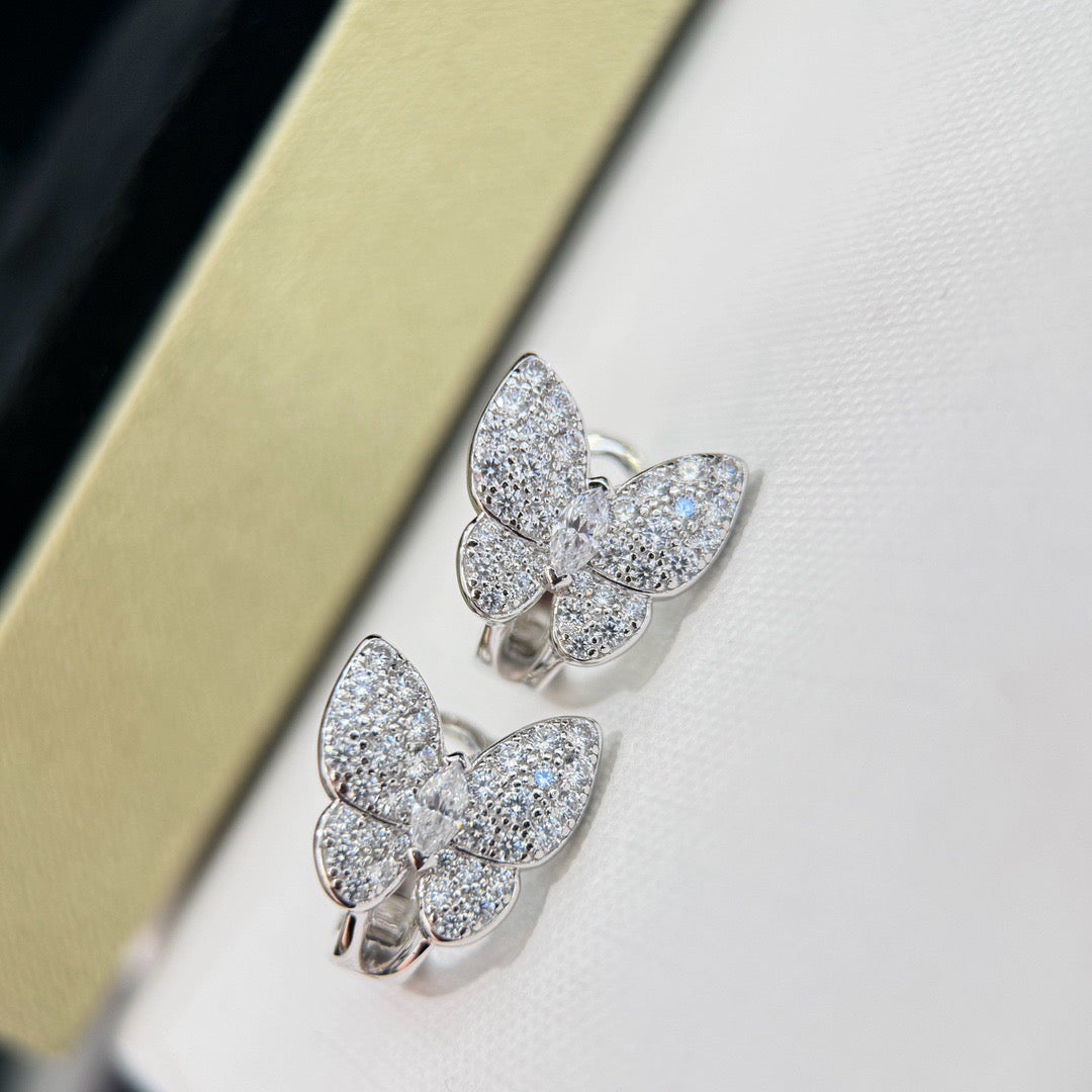 ¡®Dream¡¯BUTTERFLY ALL DIAMOND EARRINGS