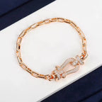 ¡®Dream¡¯FORCE LARGE HORSESHOE CLASP  METAL BRACELET