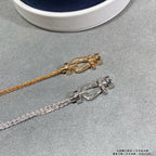 ¡®Dream¡¯FORCE SMALL HORSESHOE  DIAMOND CHAIN ROPE BRACELET