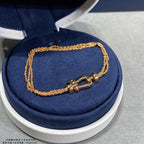 ¡®Dream¡¯FORCE SMALL HORSESHOE  DIAMOND CHAIN ROPE BRACELET