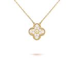 ¡®Dream¡¯CLOVER 15MM DIAMOND SINGLE FLOWER NECKLACE