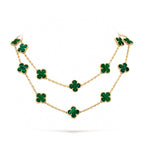 ¡®Dream¡¯CLOVER 20 MOTIFS MALACHITE GOLD