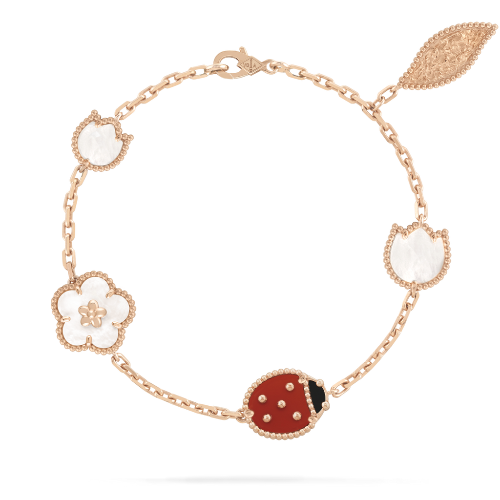 „Dream“-Armband mit 5 Glücksmotiven