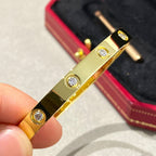 「ドリーム」LOVEブレスレット 6.1MM ダイヤモンド10石