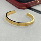 „Dream“ LOVE ARMREIF 6,1 MM 1 DIAMANT OFFEN