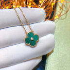¡®Dream¡¯CLOVER 15MM DIAMOND TURQUOISE NECKLACE