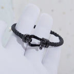 ¡®Dream¡¯FORCE LARGE SERIES HORSESHOE BLACK SAMURAI BRACELET