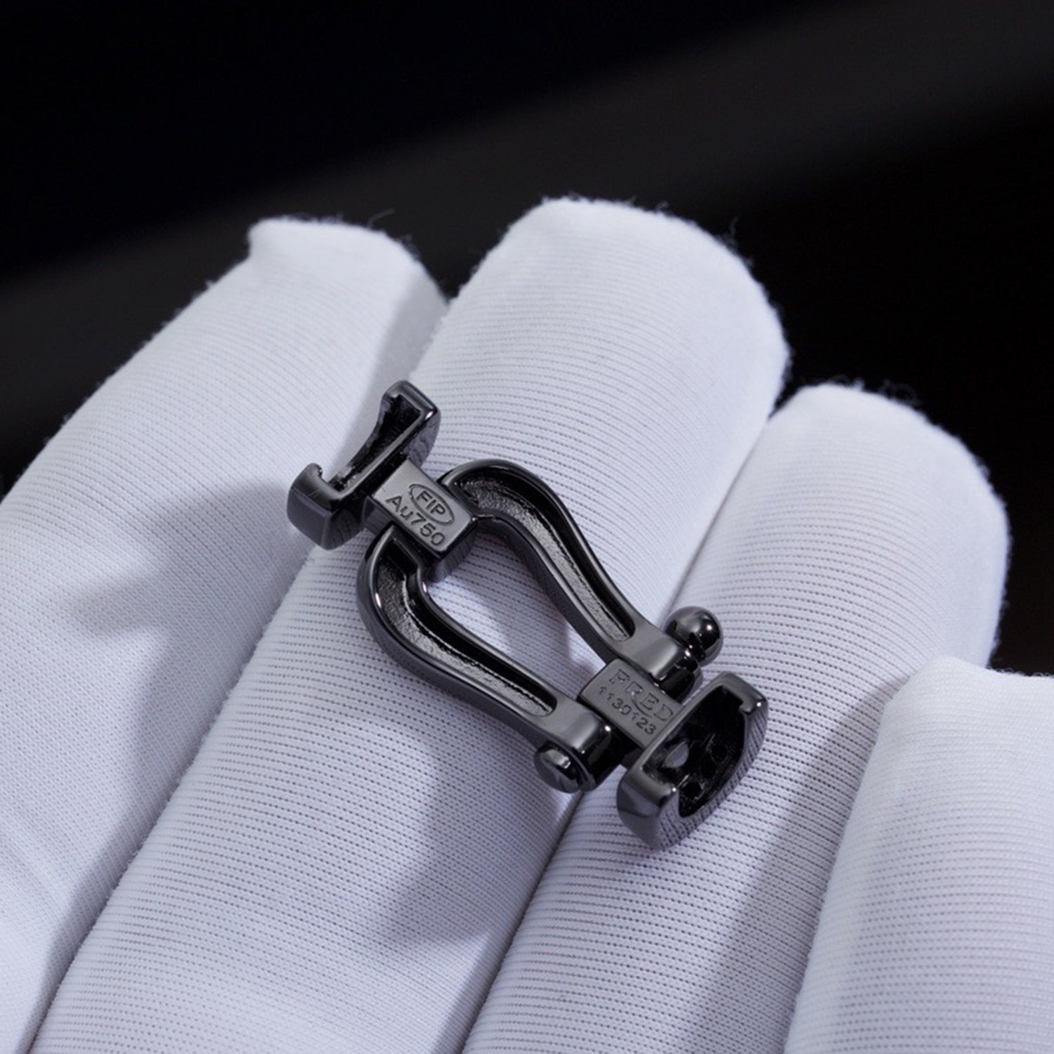 ¡®Dream¡¯FORCE LARGE SERIES HORSESHOE BLACK SAMURAI BRACELET