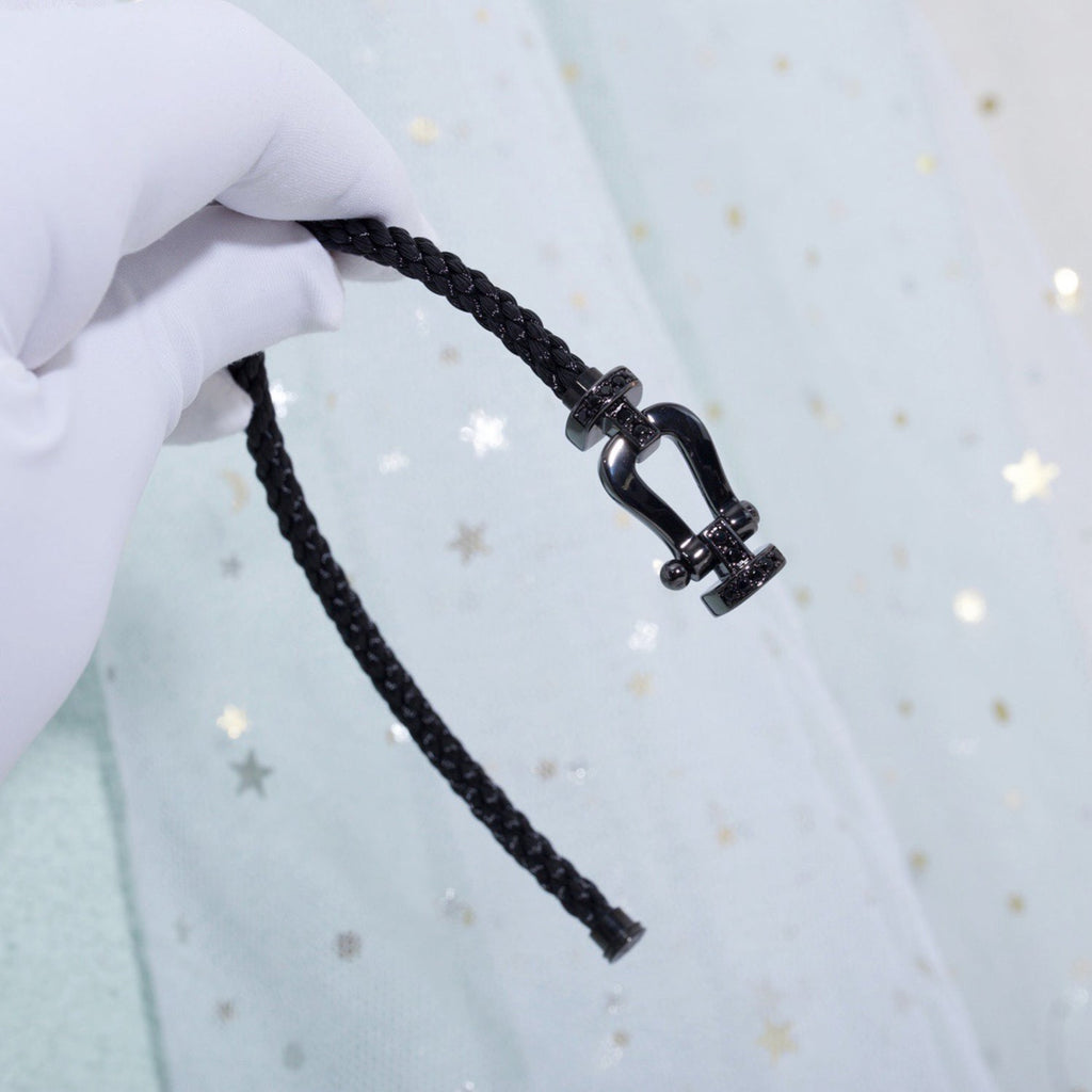 ¡®Dream¡¯FORCE LARGE SERIES HORSESHOE BLACK SAMURAI BRACELET