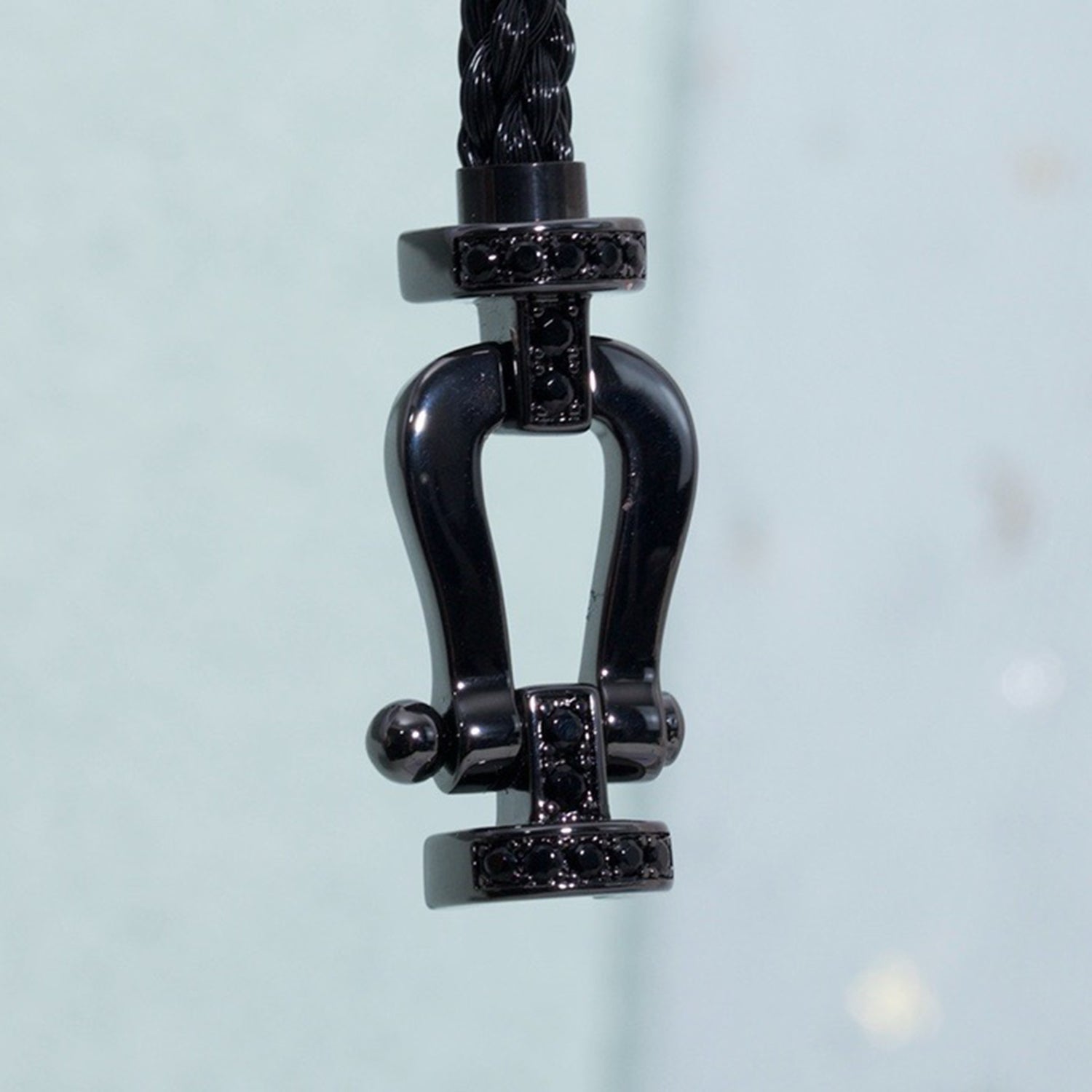 ¡®Dream¡¯FORCE LARGE SERIES HORSESHOE BLACK SAMURAI BRACELET