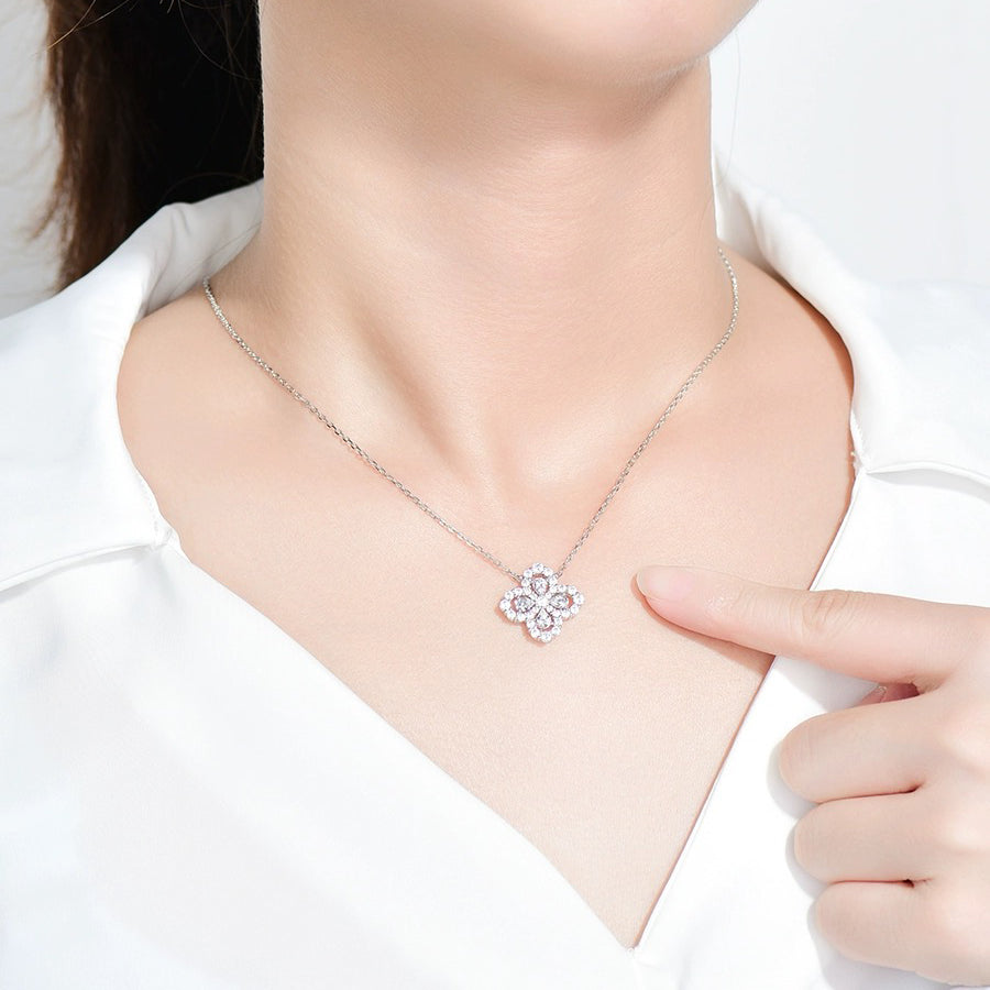 ¡®Dream¡¯LOOP NECKLACE FULL MOTIF DIAMOND 16MM MULTIPLE COLORS