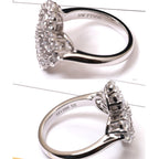 ¡®Dream¡¯LOOP RING FULL MOTIF DIAMOND 16MM SILVE