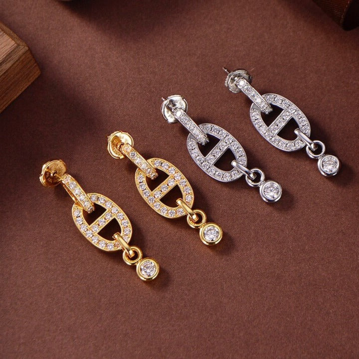 ¡®Dream¡¯HM CHAINE DIAMOND EARRINGS