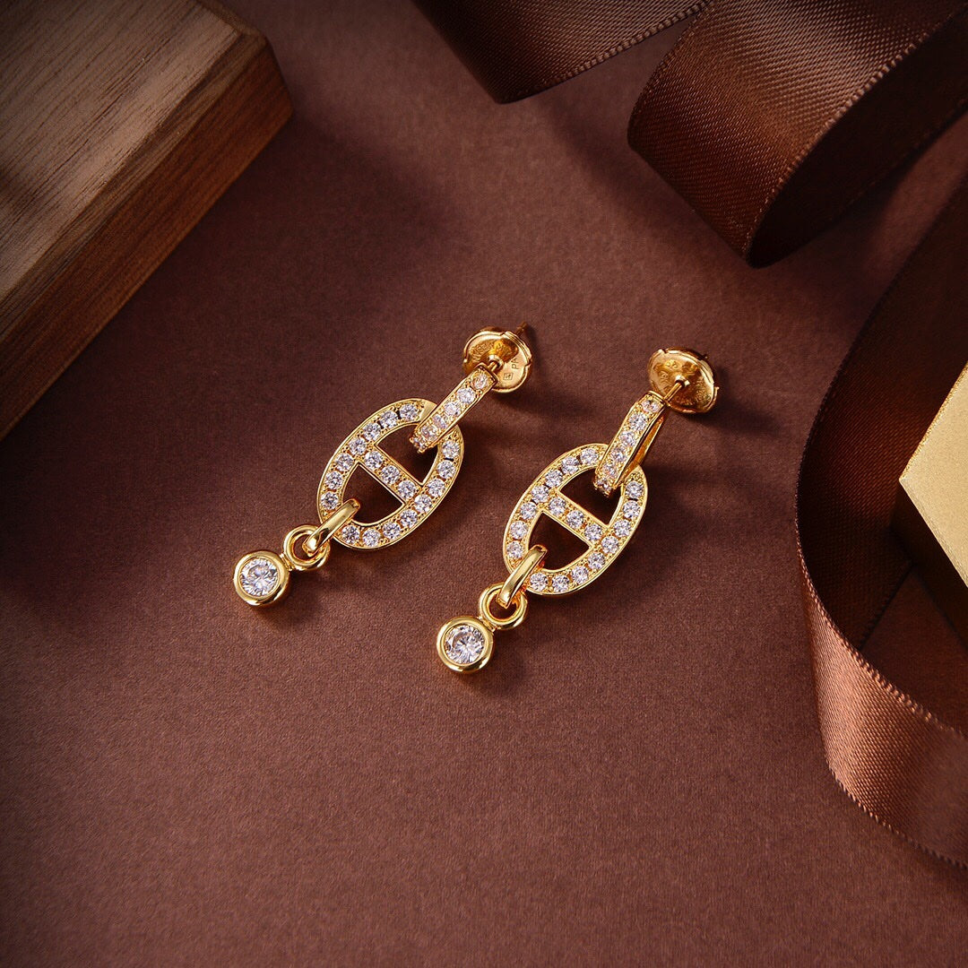 ¡®Dream¡¯HM CHAINE DIAMOND EARRINGS