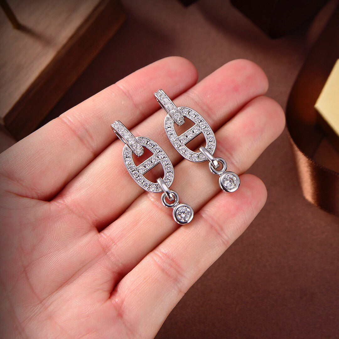 ¡®Dream¡¯HM CHAINE DIAMOND EARRINGS