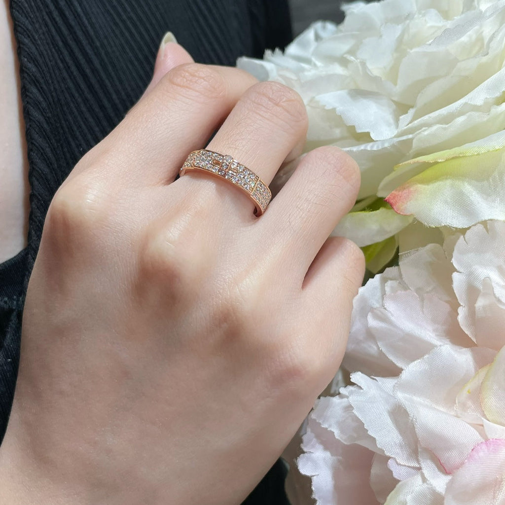 ¡®Dream¡¯KELLY PINK GOLD DIAMOND RING