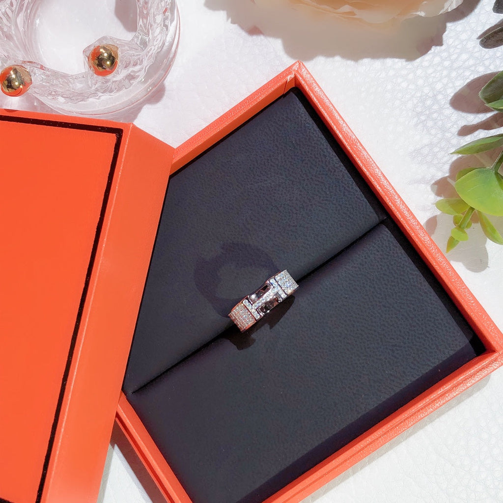 ¡®Dream¡¯H RING FULL DIAMOND