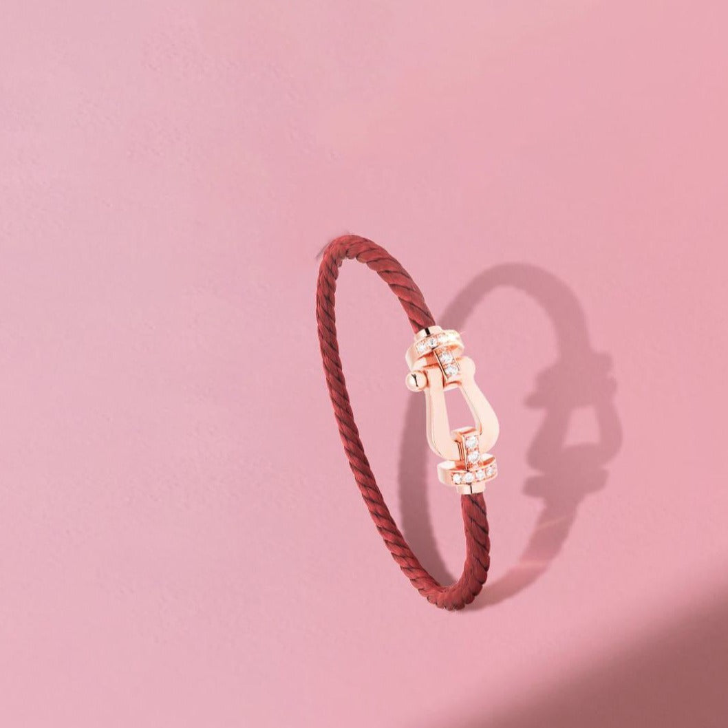 ¡®Dream¡¯FORCE 10 HALF DIAMOND PINK GOLD RED CORDERI LARGE AND MEDIUM MODEL