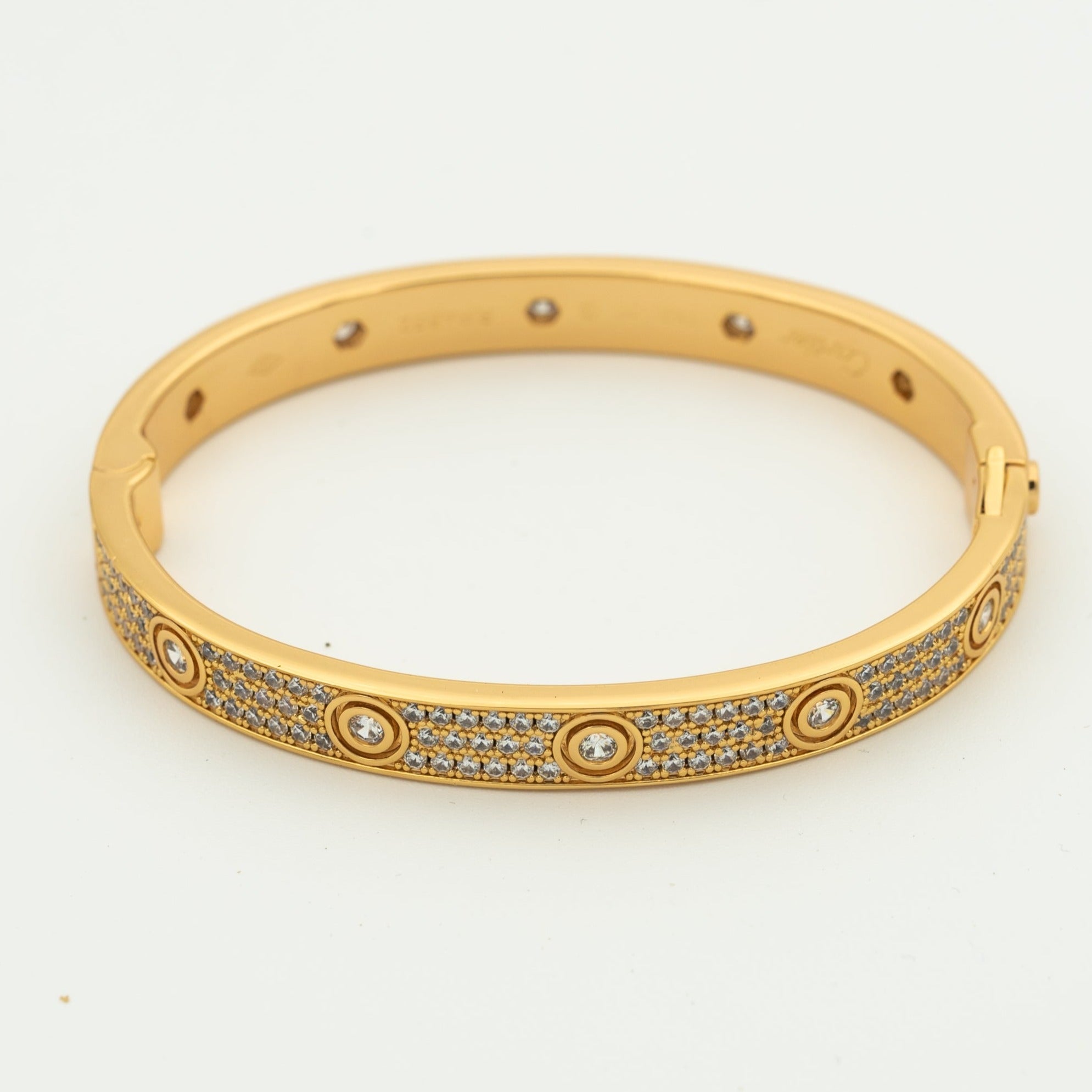 ¡®Dream¡¯LOVE BRACELET 6.1MM DIAMOND-PAVED 10 BIG DIAMONDS