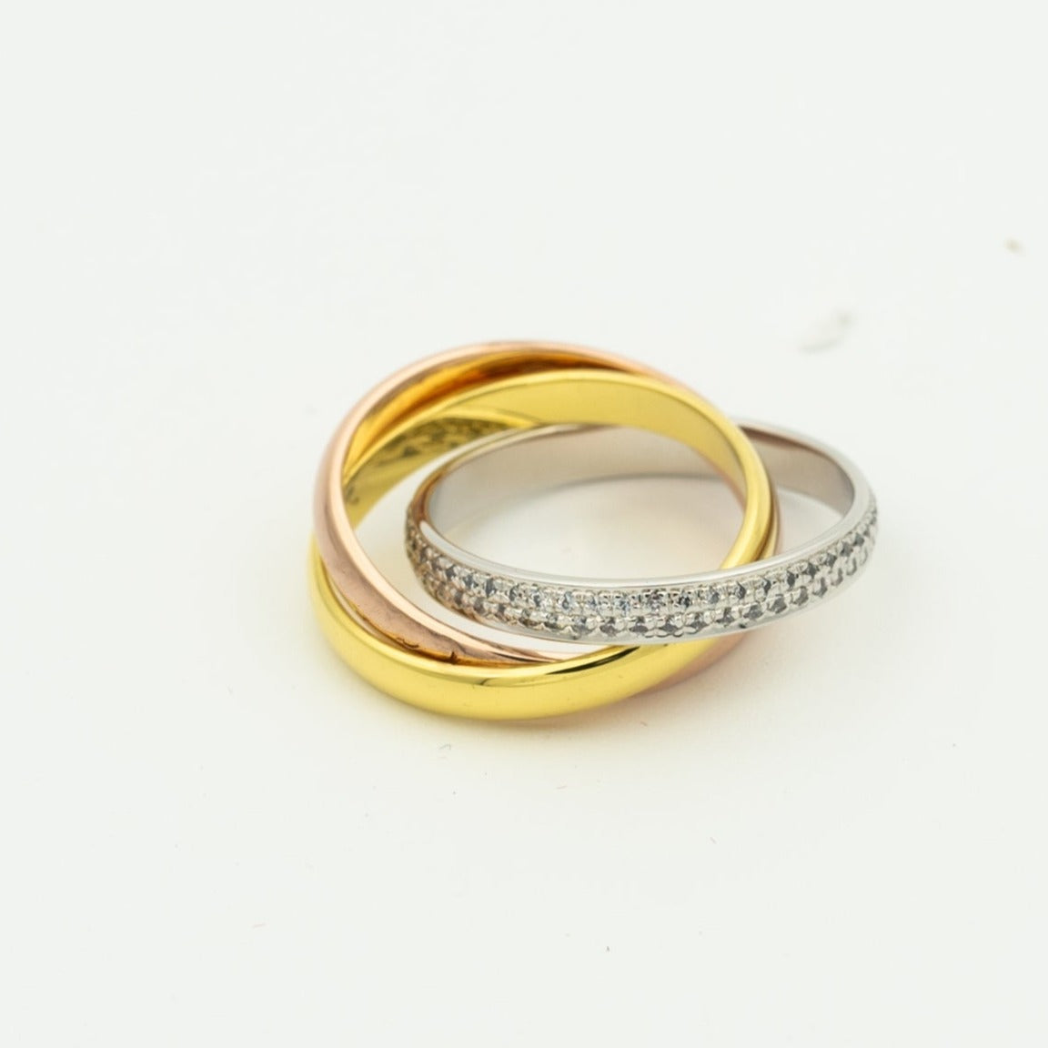 „Dream“ TRINITY RING GOLD ROSÉGOLD SILBER DIAMANTEN