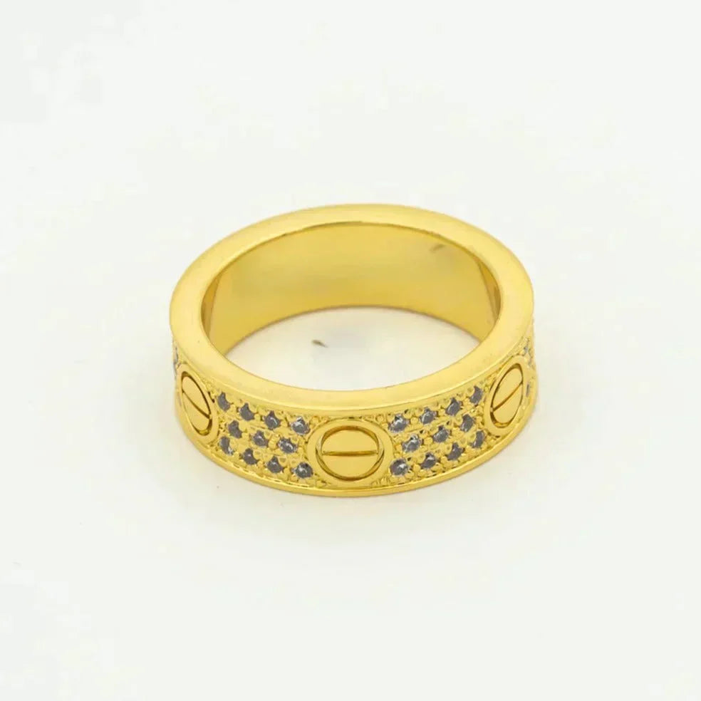 ¡®Dream¡¯LOVE RING 5.5MM DIAMONDS PAVED