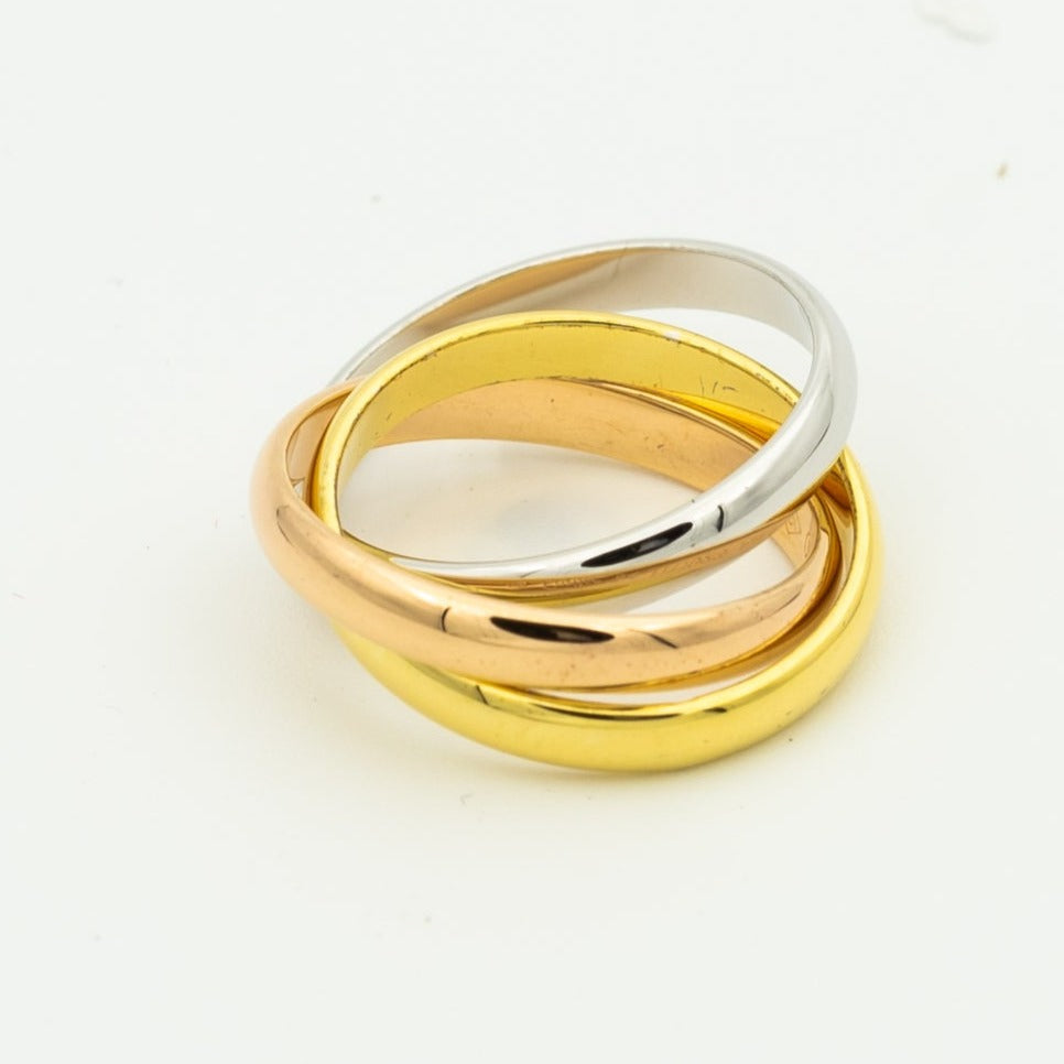 ¡®Dream¡¯TRINITY RING GOLD PINK GOLD SILVER