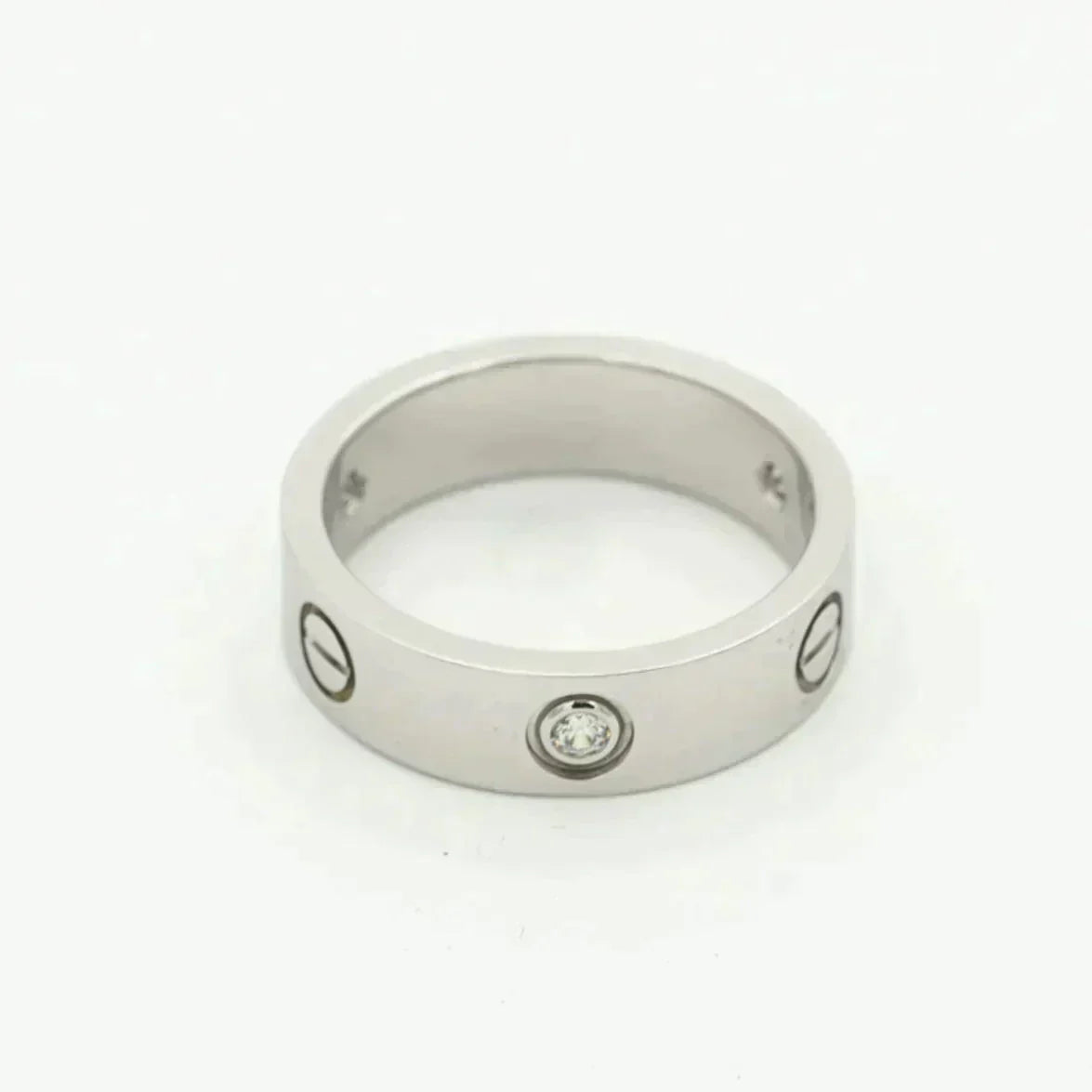 ¡®Dream¡¯LOVE RING 5.5MM 3 DIAMONDS SILVER