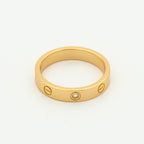 ¡®Dream¡¯LOVE RING 4MM 1 DIAMOND PINK GOLD