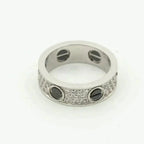 ¡®Dream¡¯LOVE RING 5.5MM DIAMONDS PAVED CERAMIC