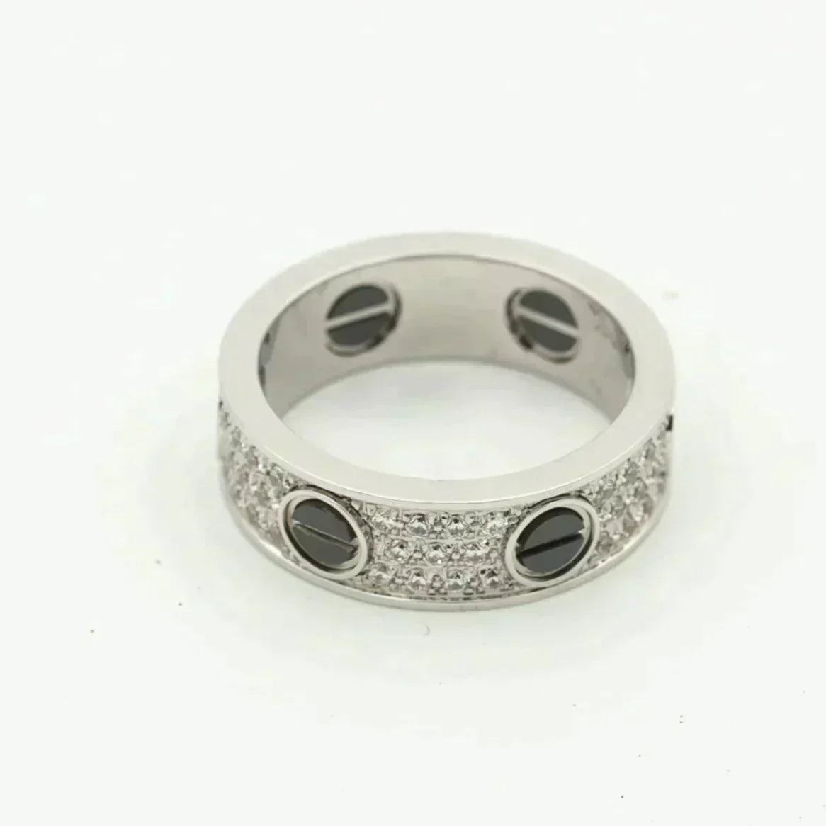 ¡®Dream¡¯LOVE RING 5.5MM DIAMONDS PAVED CERAMIC