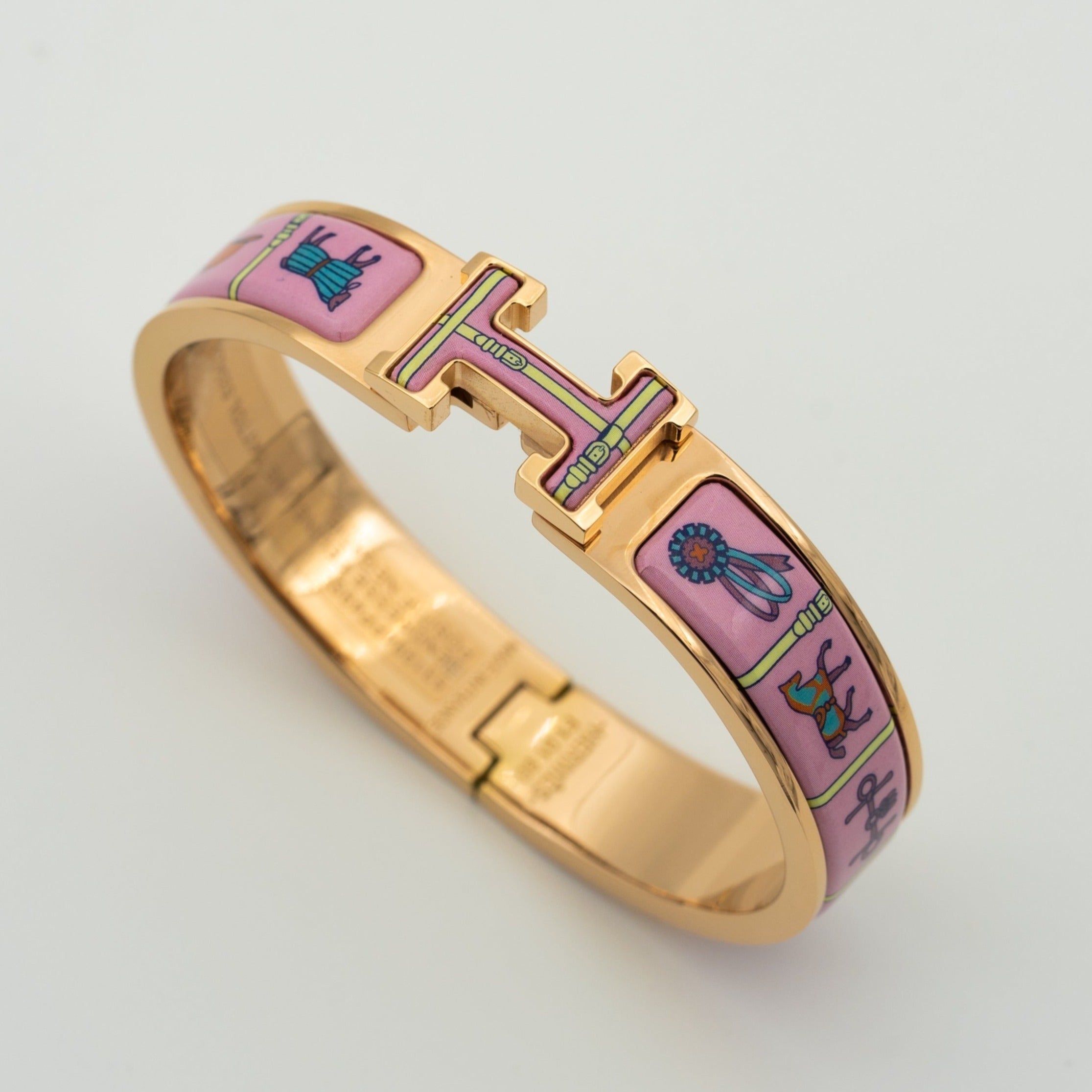¡®Dream¡¯H PINK GOLD BRACELET PINK CERAMIC