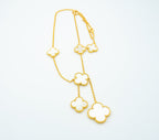 ¡®Dream¡¯CLOVER MOTHER OF PEARL NECKLACE 6 MOTIF