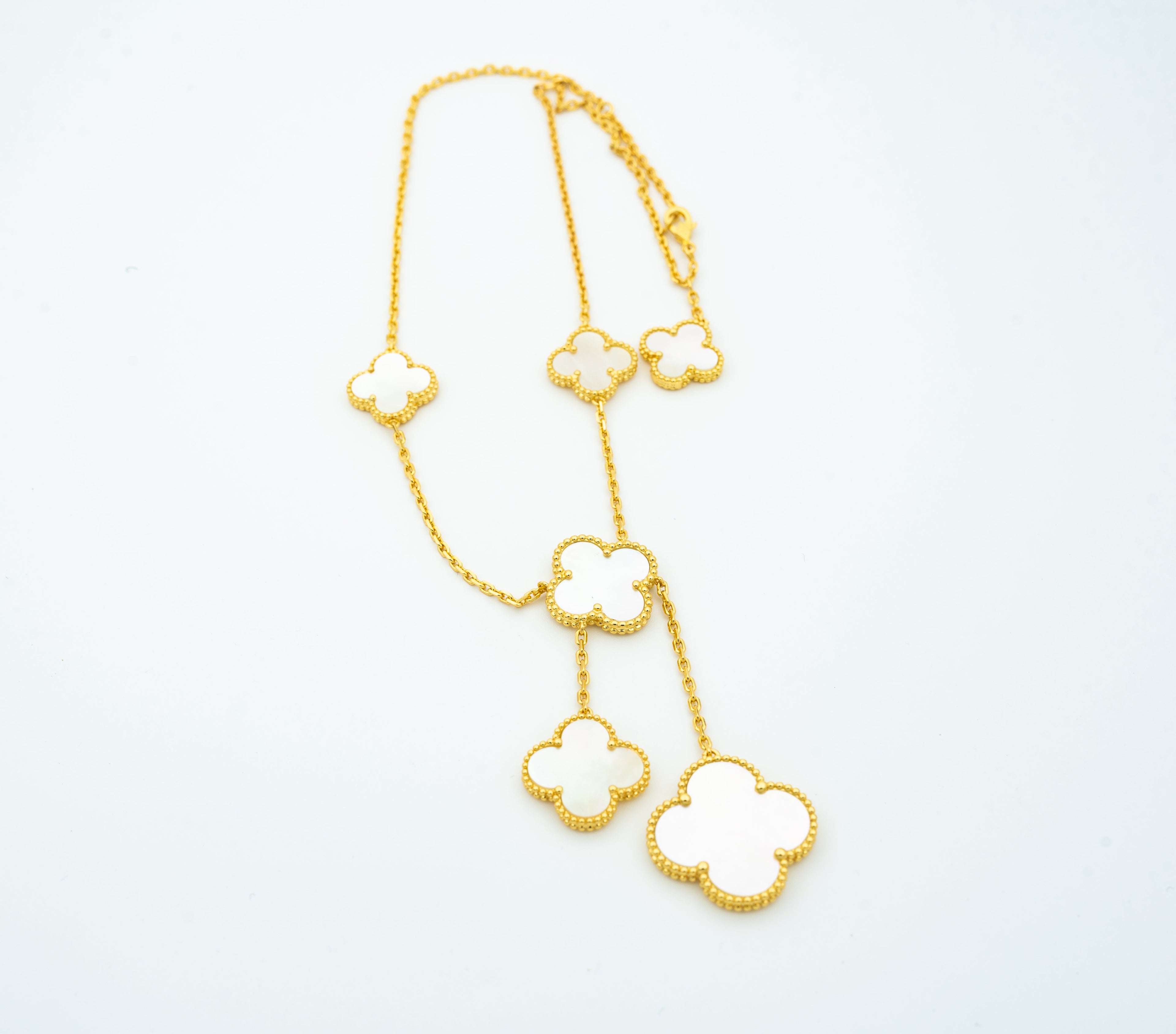 ¡®Dream¡¯CLOVER MOTHER OF PEARL NECKLACE 6 MOTIF
