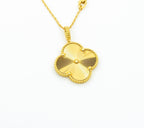 ¡®Dream¡¯CLOVER 25MM PEDANT NECKLACE GOLD