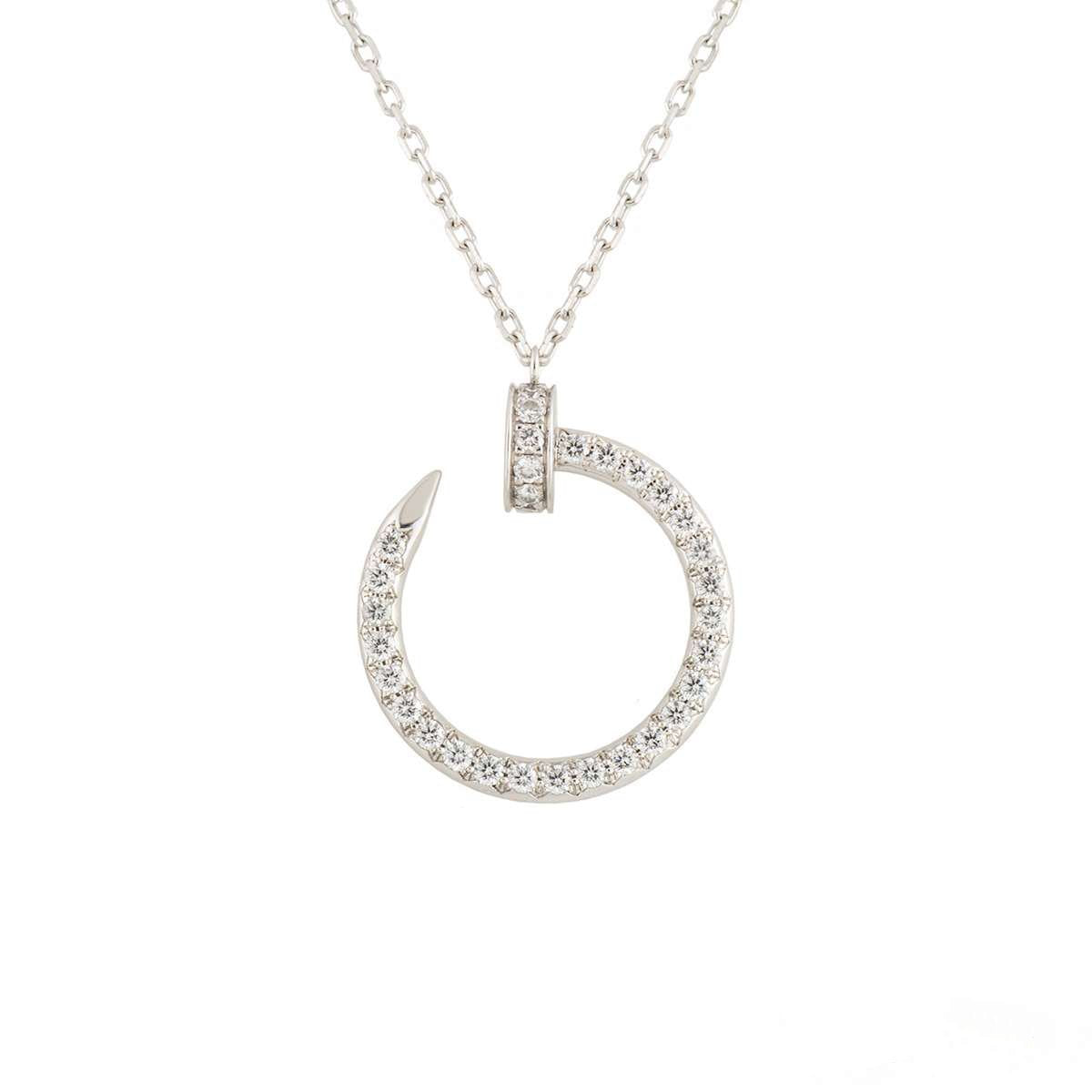 ¡®Dream¡¯JUSTE NECKLACE SILVER DIAMONDS