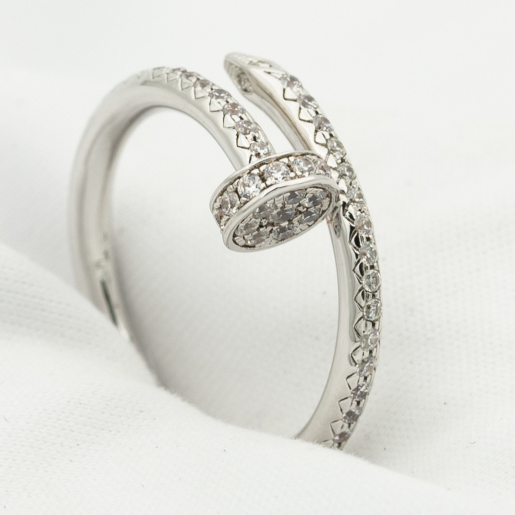 ¡®Dream¡¯JUSTE RING 1.8MM SILVER DIAMONDS