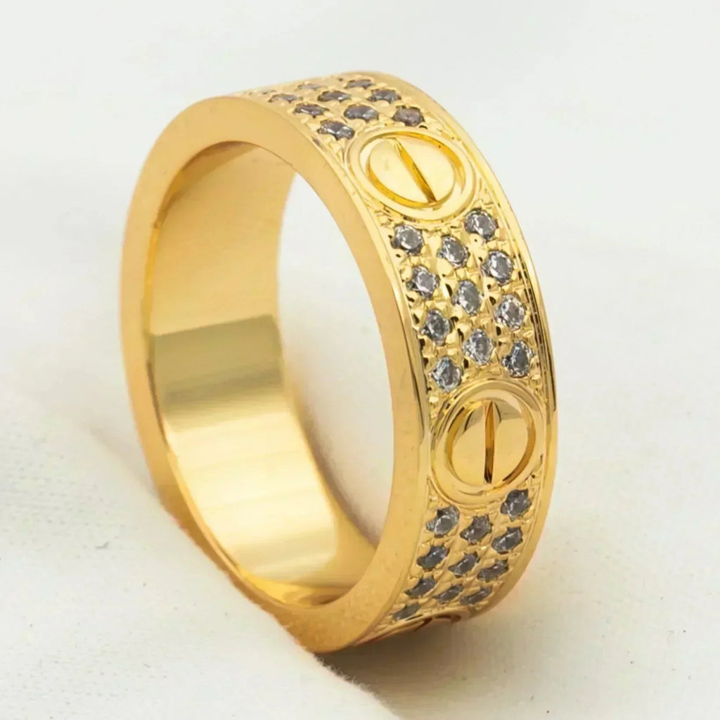 ¡®Dream¡¯LOVE RING 5.5MM DIAMONDS PAVED