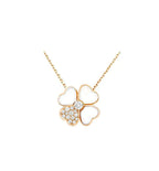 ¡®Dream¡¯CLOVER MOP DIAMOND ROSE GOLD NECKLACE
