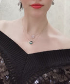 ¡®Dream¡¯JEUX DE PINK GOLD DIAMOND NECKLACE