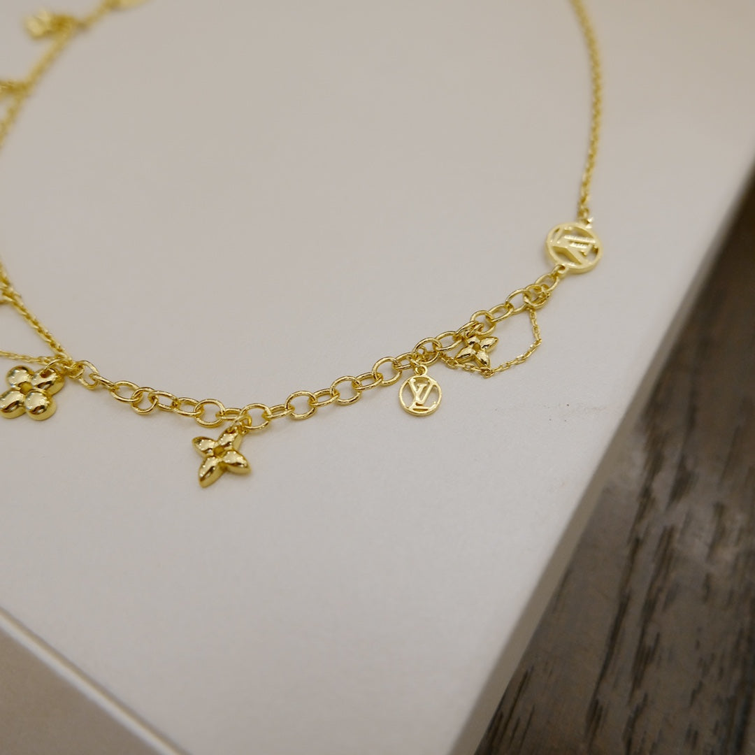¡®Dream¡¯BLOOMING SUPPLE NECKLACE BRASS