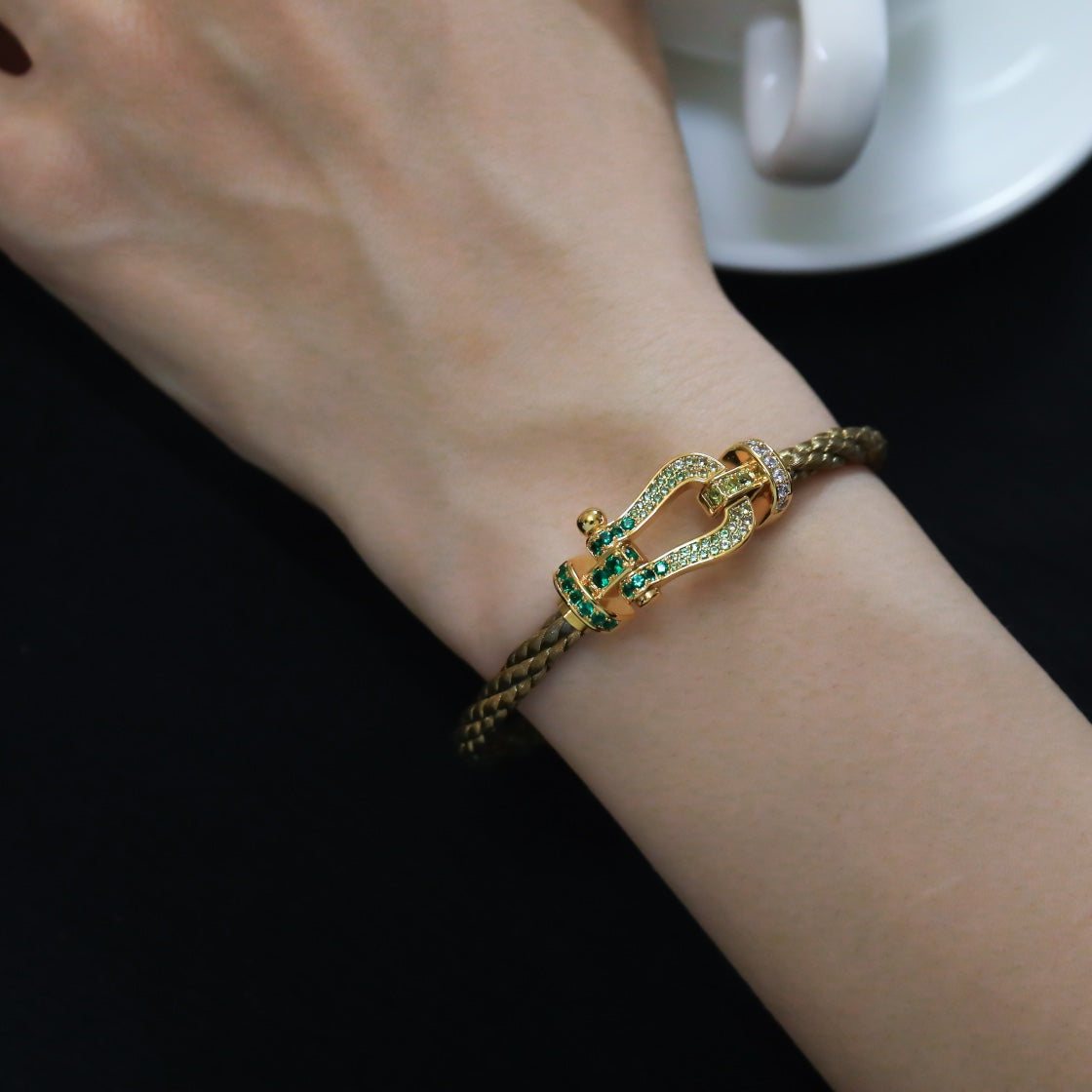 ¡®Dream¡¯FORCE 10 GOLD GREEN DIAMOND PAVED