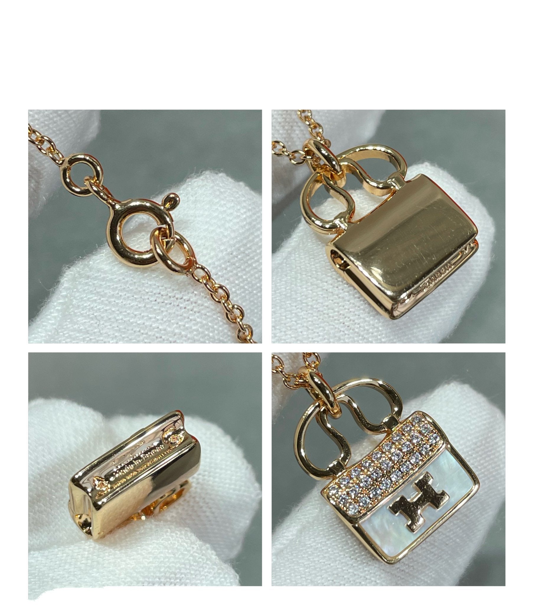 ¡®Dream¡¯H CIRCE MOISSANITE PENDANT NECKLACE GOLD