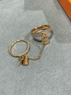 ¡®Dream¡¯HM KELLY CLOCHETTE DOUBLE RING IN  WITH DIAMONDS