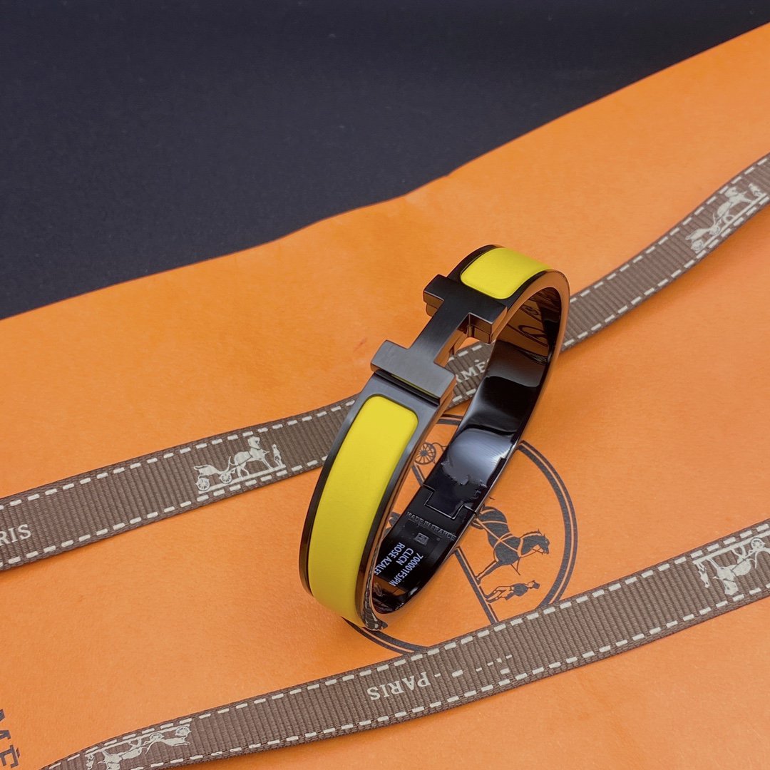 ¡®Dream¡¯CLIC HM SO BLACK YELLOW BRACELET