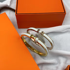 ¡®Dream¡¯CLASSIC HM CLIC WHITE 8MM ENAMEL BRACELET